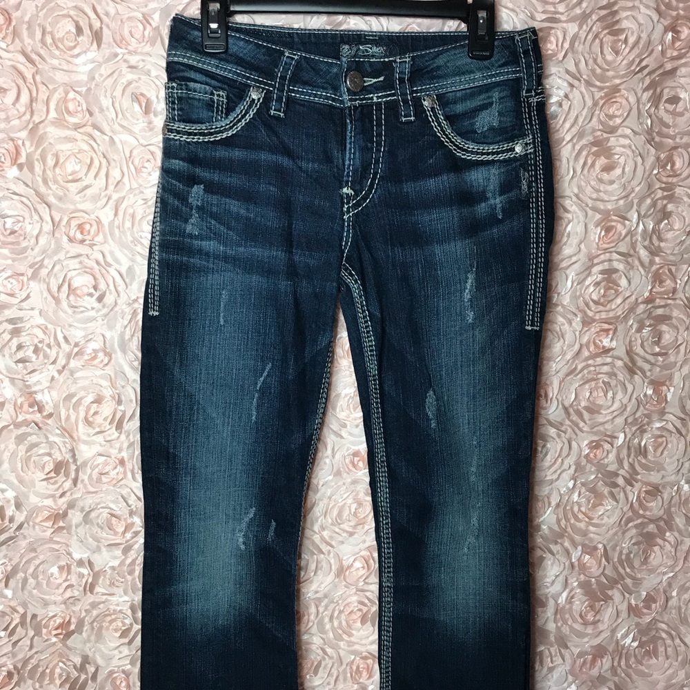 Silver jeans